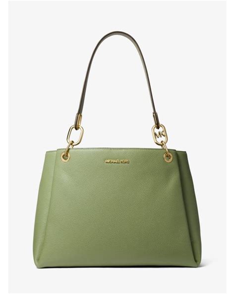 michael kors trisha large pebbled leather shoulder bag|trisha shoulder bag canada.